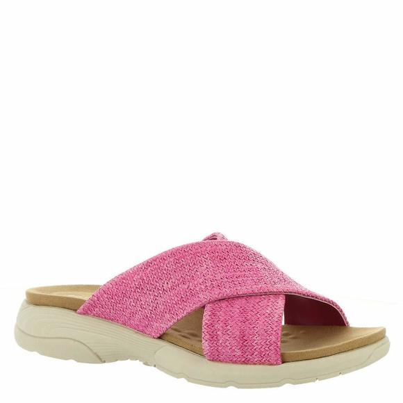 Easy Spirit Women's Taite2 Slide Sandal, Pink 650, 7 Wide - Picture 1 of 1